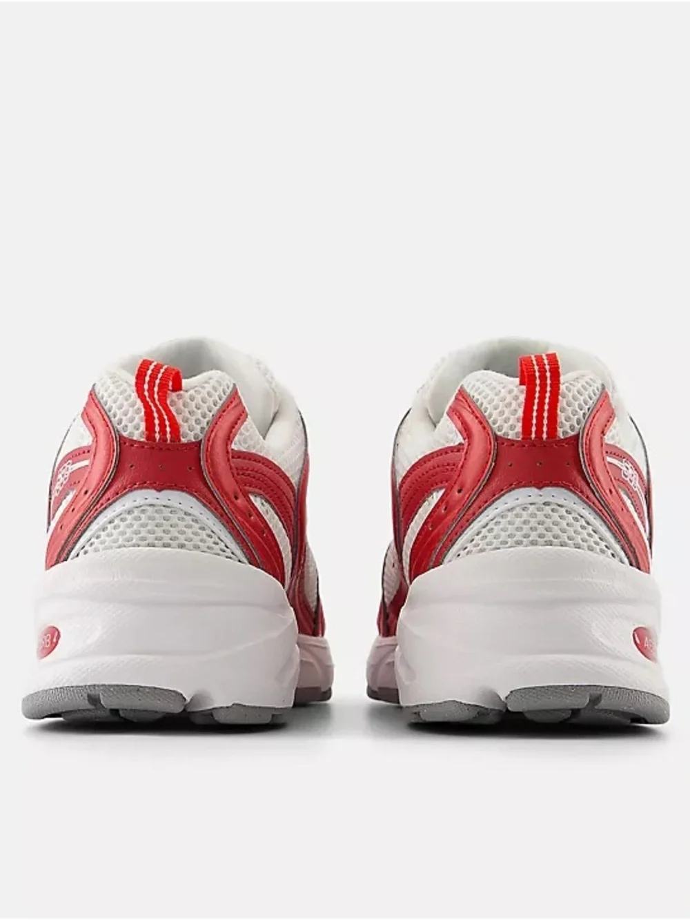 New Balance Red & White Men's Athletic Mesh Sneaker